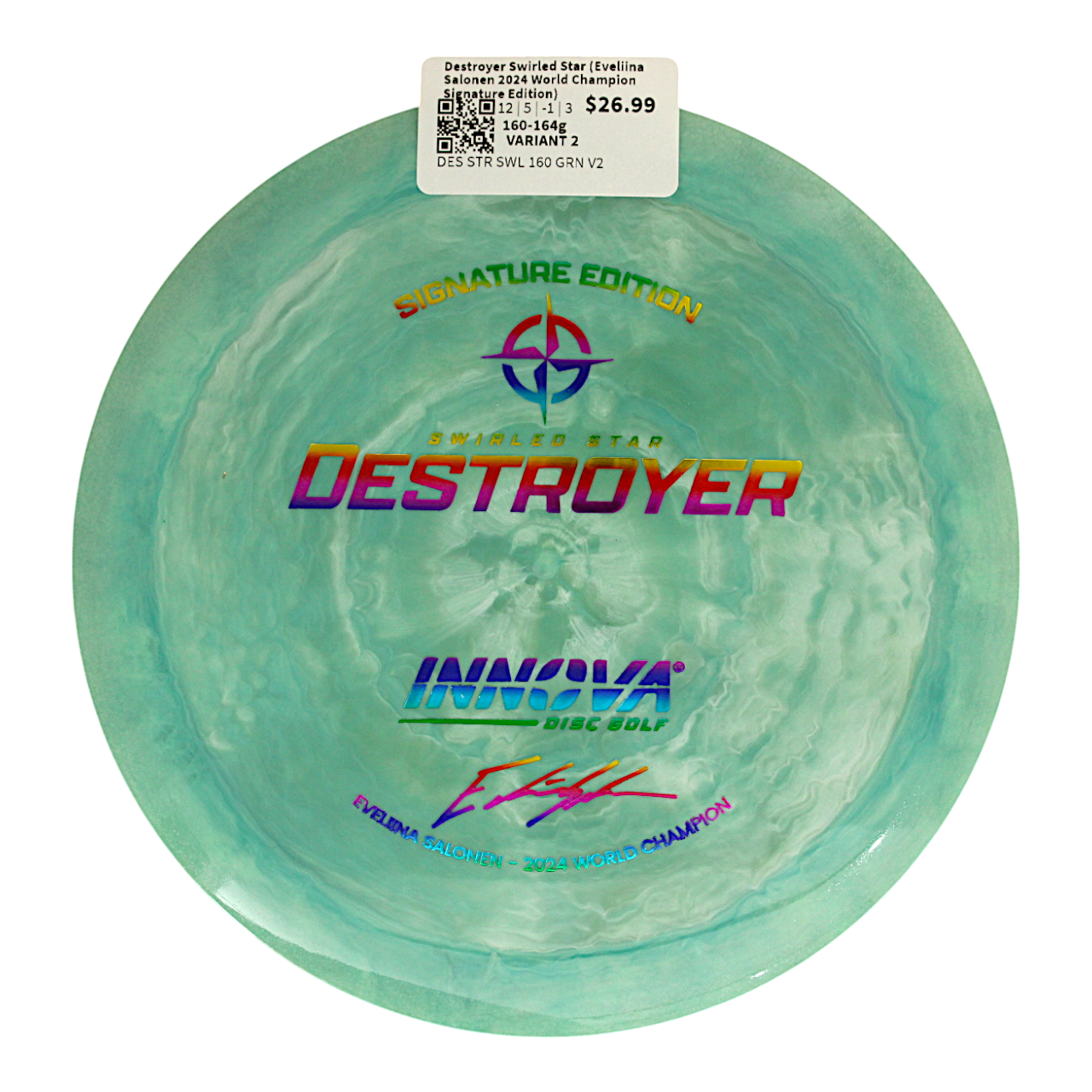 Destroyer Swirled Star (Eveliina Salonen 2024 World Champion Signature Edition)