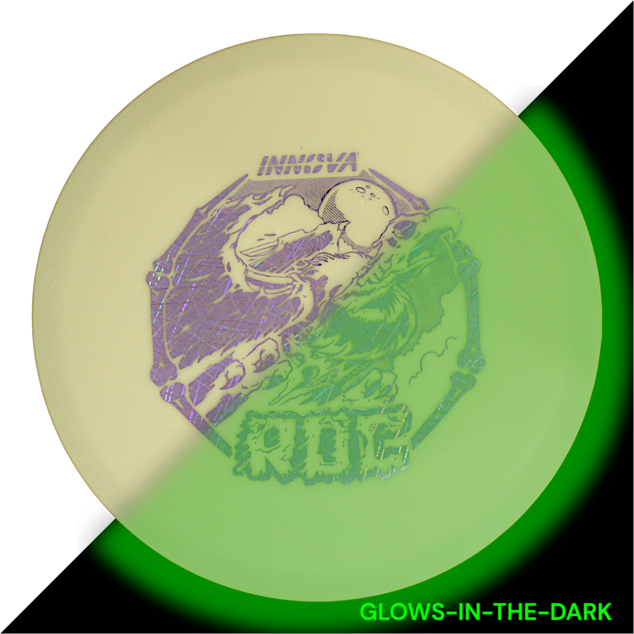 Innova Disc Golf Canada Proto Glow DX Roc midrange Halloween Edition