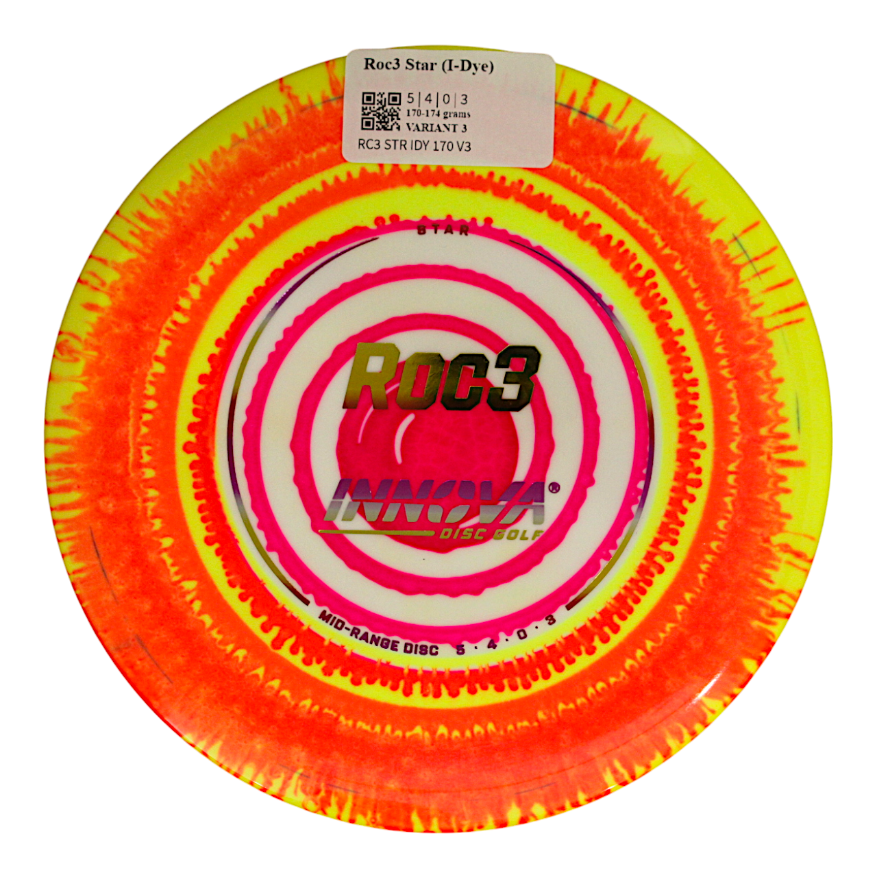 Innova Disc Golf Canada Star I-Dye Roc3 Mid-Range Driver