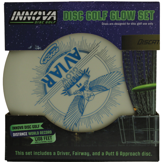 3-Pack Classic Glow DX Disc Golf Set