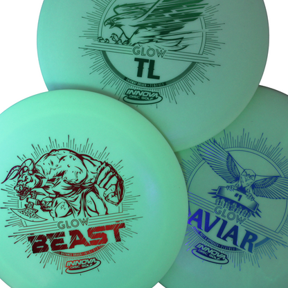 3-Pack DX Glow Disc Golf Set