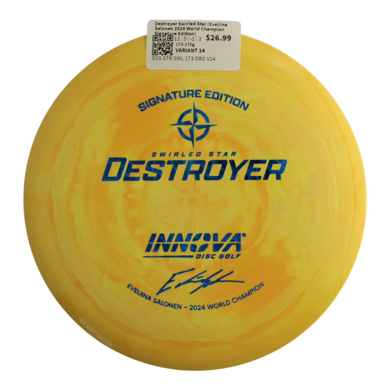 Destroyer Swirled Star (Eveliina Salonen 2024 World Champion Signature Edition)