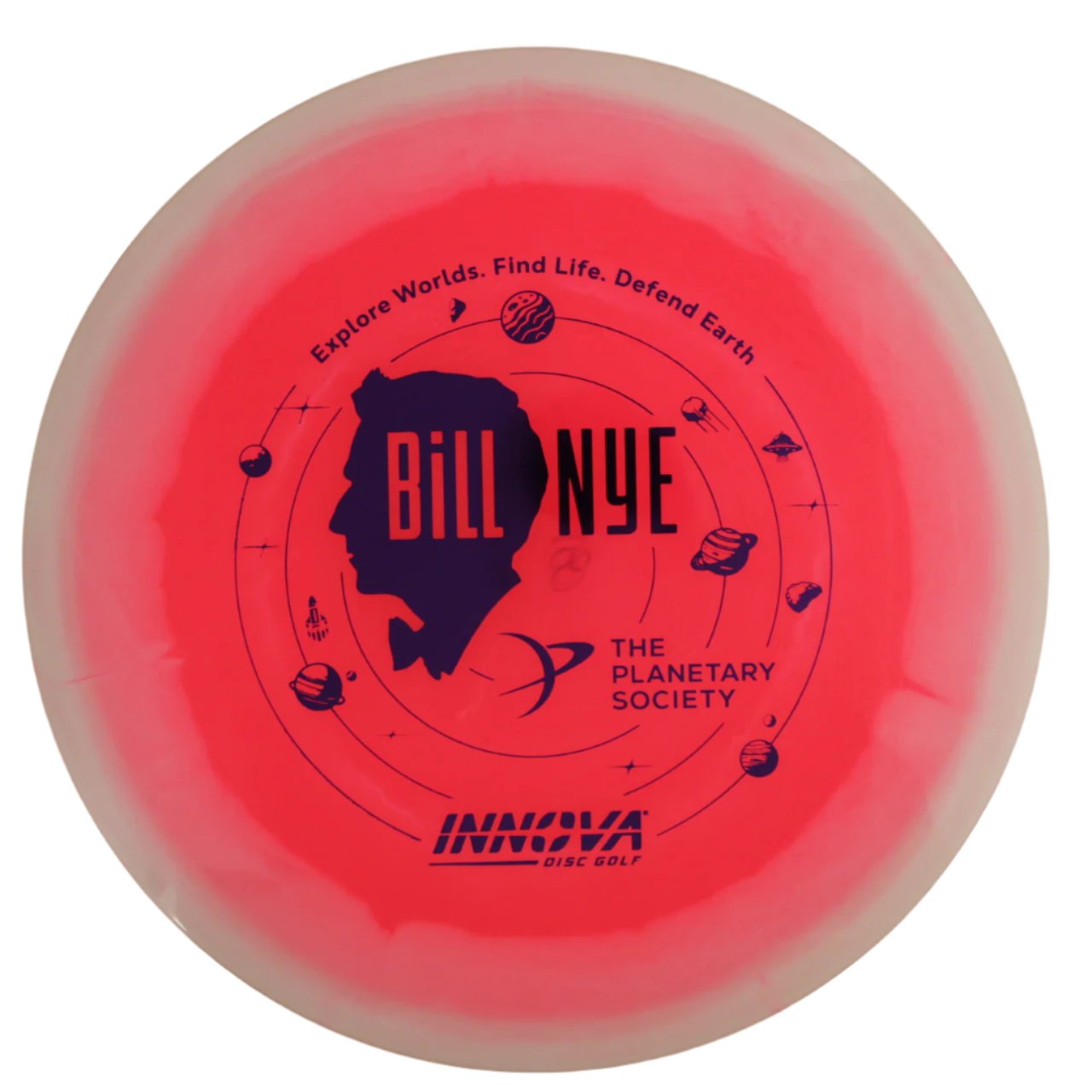Innova Disc Golf Canada Halo Champion Mako3 Bill Nye Collab Edition Limited Production Innova Disc Golf Canada Champion Mako3 Midrange	Flexible	Premium feel	Ideal for Controlled Shots	Straight Shooter	Reliable Fade	Great Glide No fade No turn Beginner Friendly
