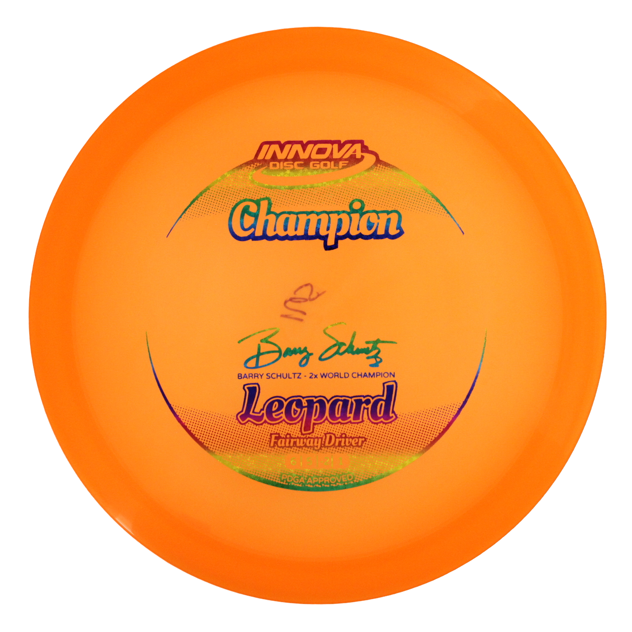 Innova Disc Golf Canada Champion Leopard 	Fairway Driver	Good Glide	Increased Control	Versatile	good Speed Improved Glide	Comfortable Grip	Signature Edition	High Hold	High Flexibility	Durable Flex

 