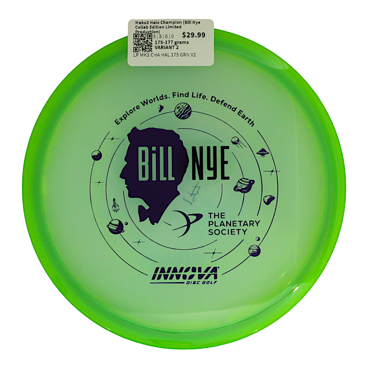 Mako3 Halo Champion (Bill Nye Collab Edition Limited Production)