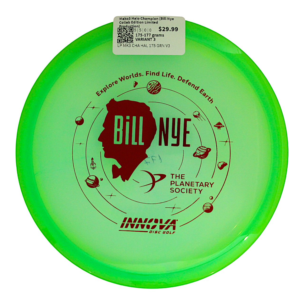 Mako3 Halo Champion (Bill Nye Collab Edition Limited Production)