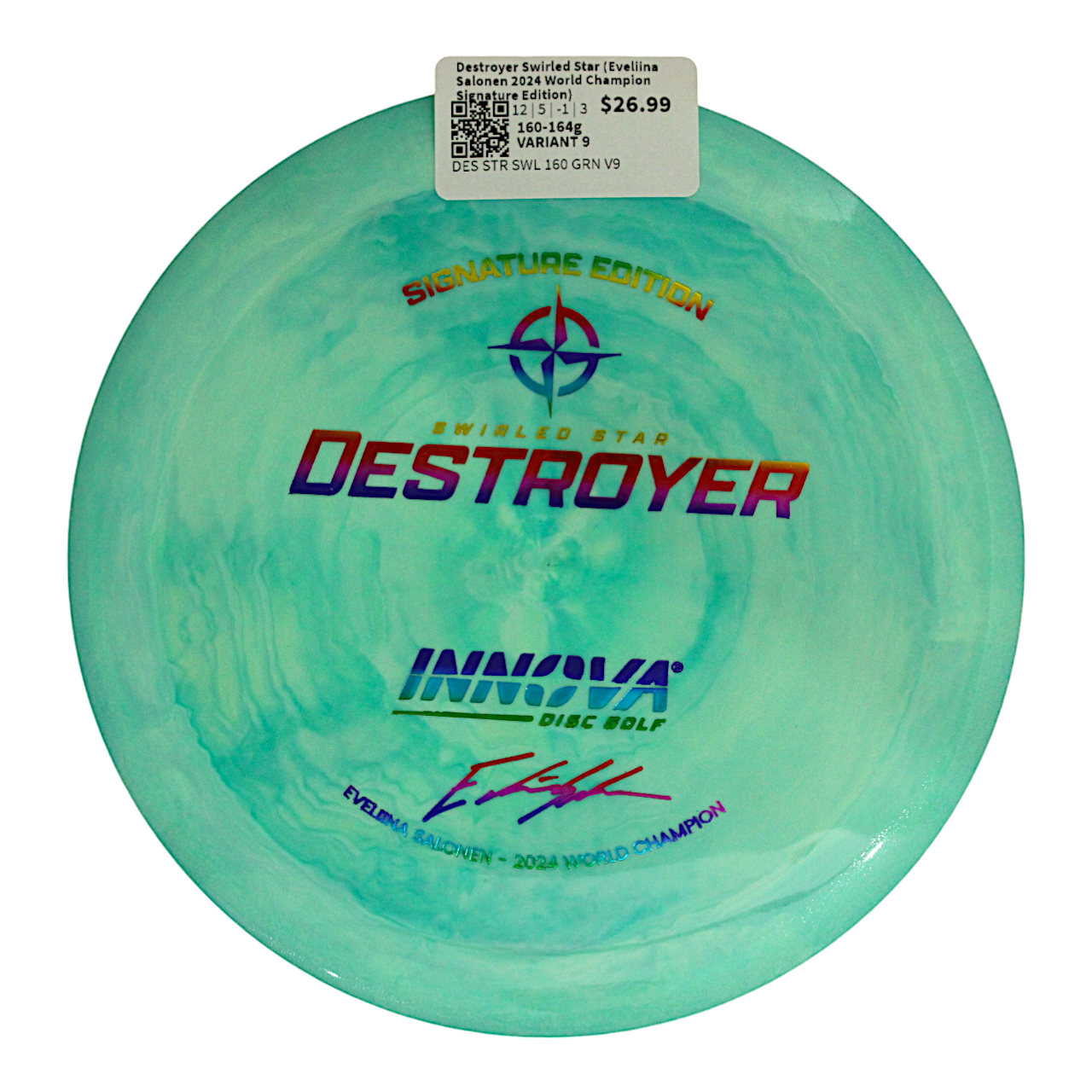 Destroyer Swirled Star (Eveliina Salonen 2024 World Champion Signature Edition)