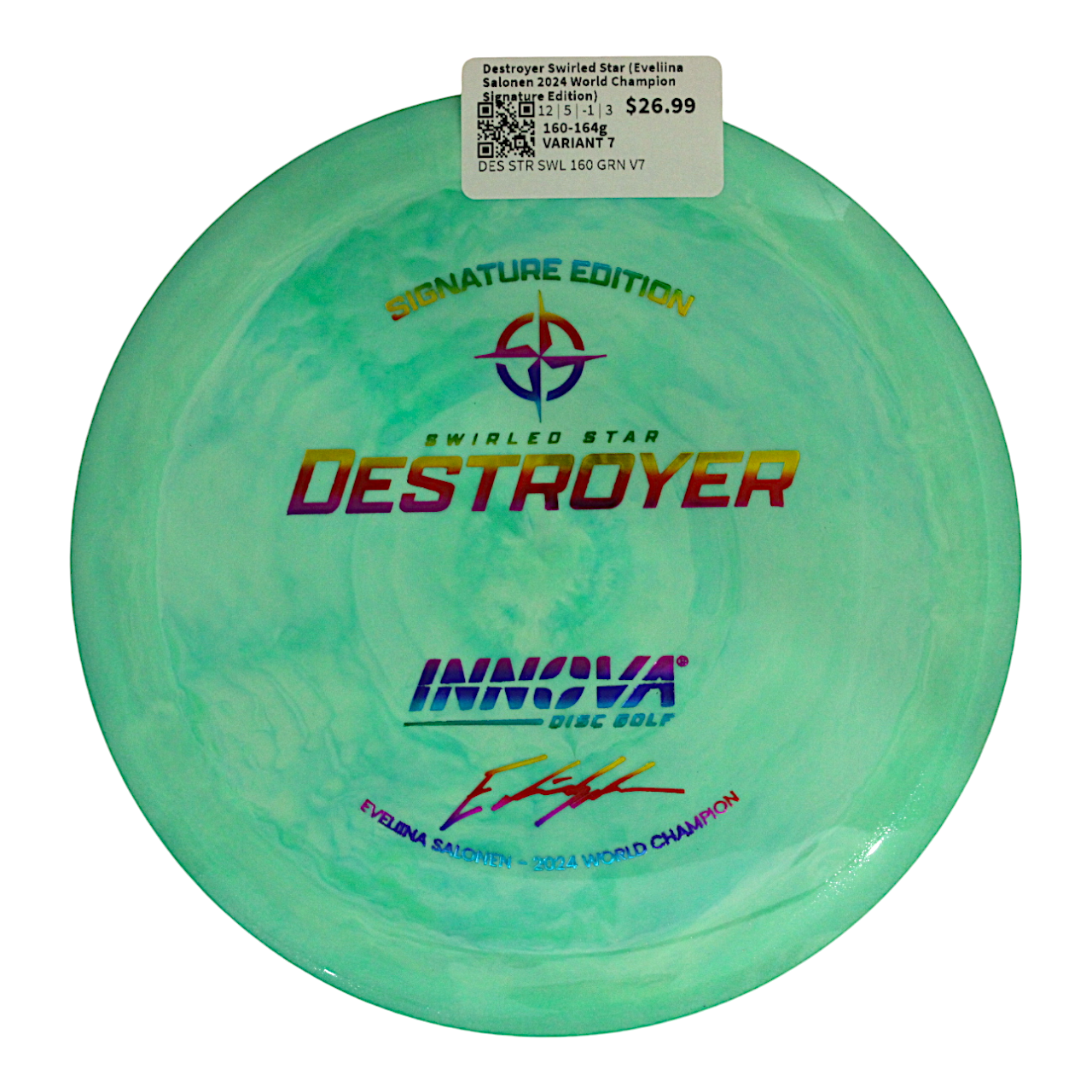 Destroyer Swirled Star (Eveliina Salonen 2024 World Champion Signature Edition)