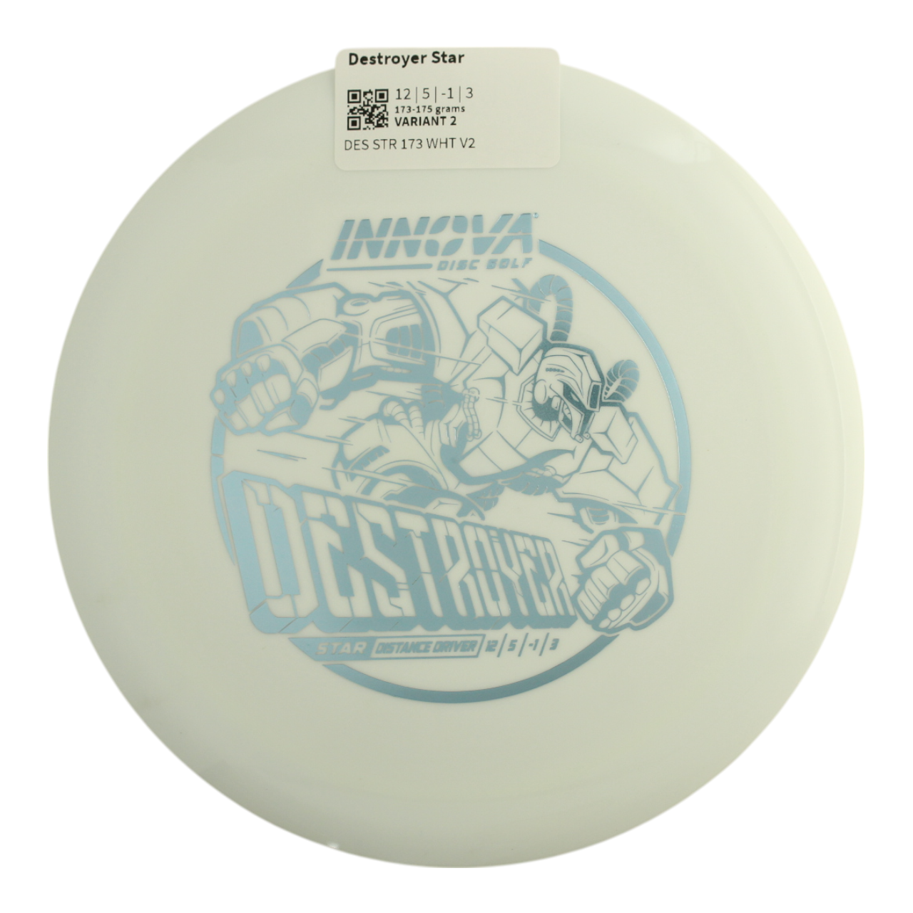 INNOVA DISC GOLF CANADA	Star Destroyer
Distance Driver	Slick Finish	Versatile Colors	Great Durability	and grip Overstable	Impact Resistant	Improved Glide Flexible in cooler conditions	Great for distance and control	Maintains stability over time	Comfortable for grip lightweight

