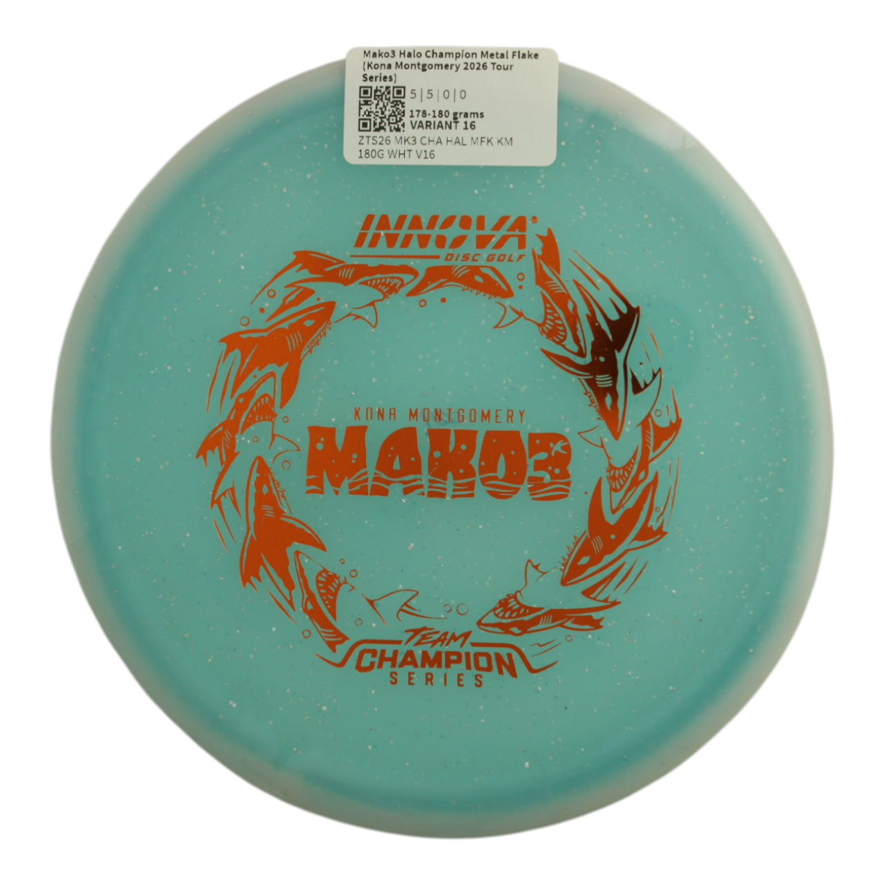 Mako3 Halo Champion Metal Flake (Kona Montgomery 2026 Tour Series)