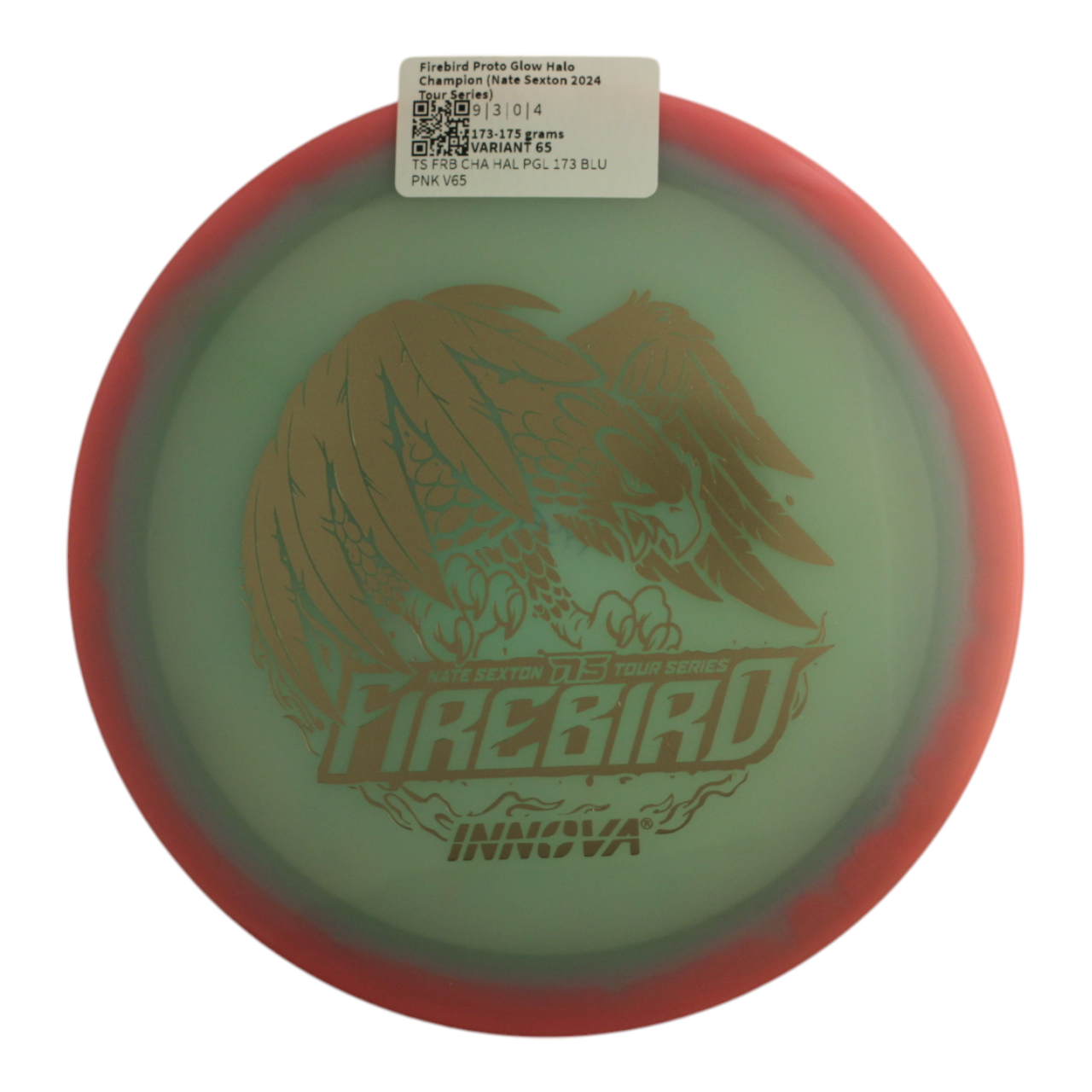 Firebird Proto Glow Halo Champion (Nate Sexton 2024 Tour Series) INNOVA DISC GOLF CANADA	Firebird	Star	Fairway Driver	Superior grip	Good durability	Consistent flight path
Stable flight path Resistant to scratches

