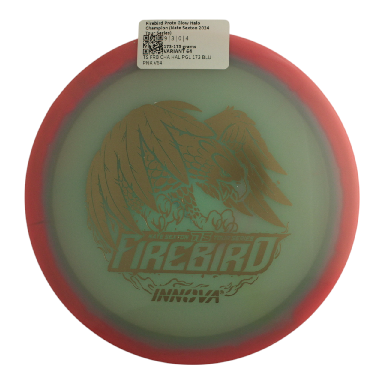 Firebird Proto Glow Halo Champion (Nate Sexton 2024 Tour Series) INNOVA DISC GOLF CANADA	Firebird	Star	Fairway Driver	Superior grip	Good durability	Consistent flight path
Stable flight path Resistant to scratches

