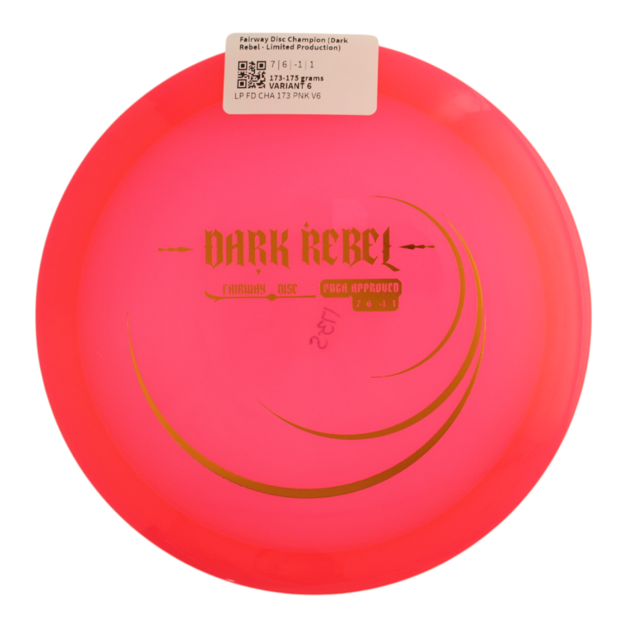 Fairway Disc Champion (Dark Rebel - Limited Production)