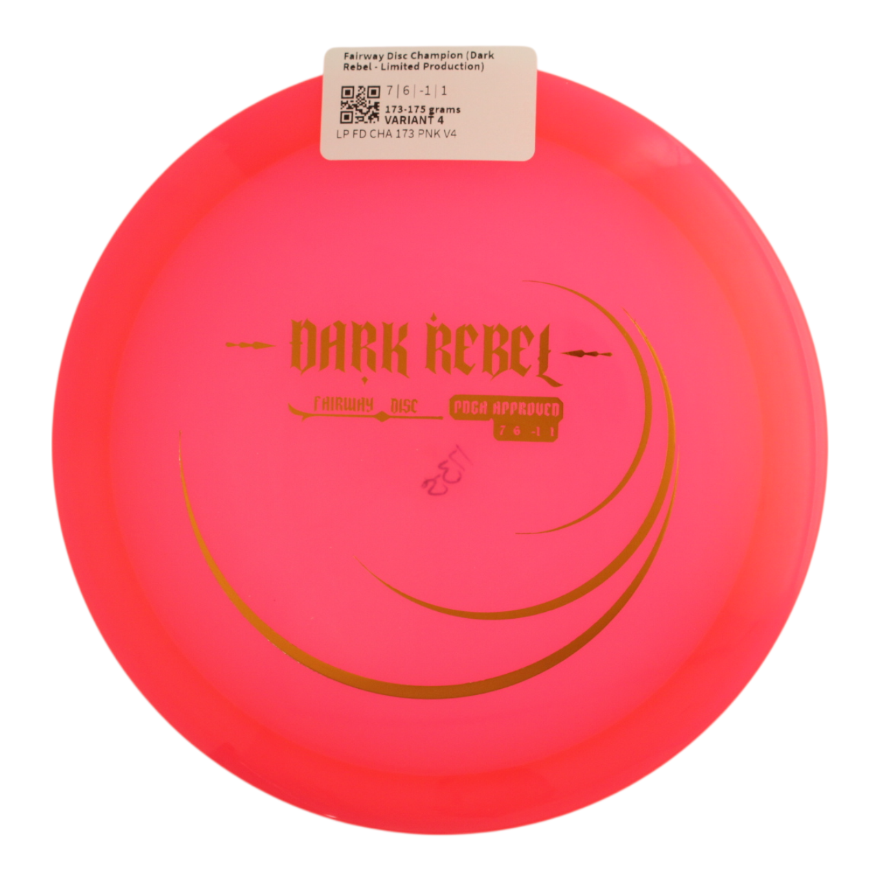 Fairway Disc Champion (Dark Rebel - Limited Production)