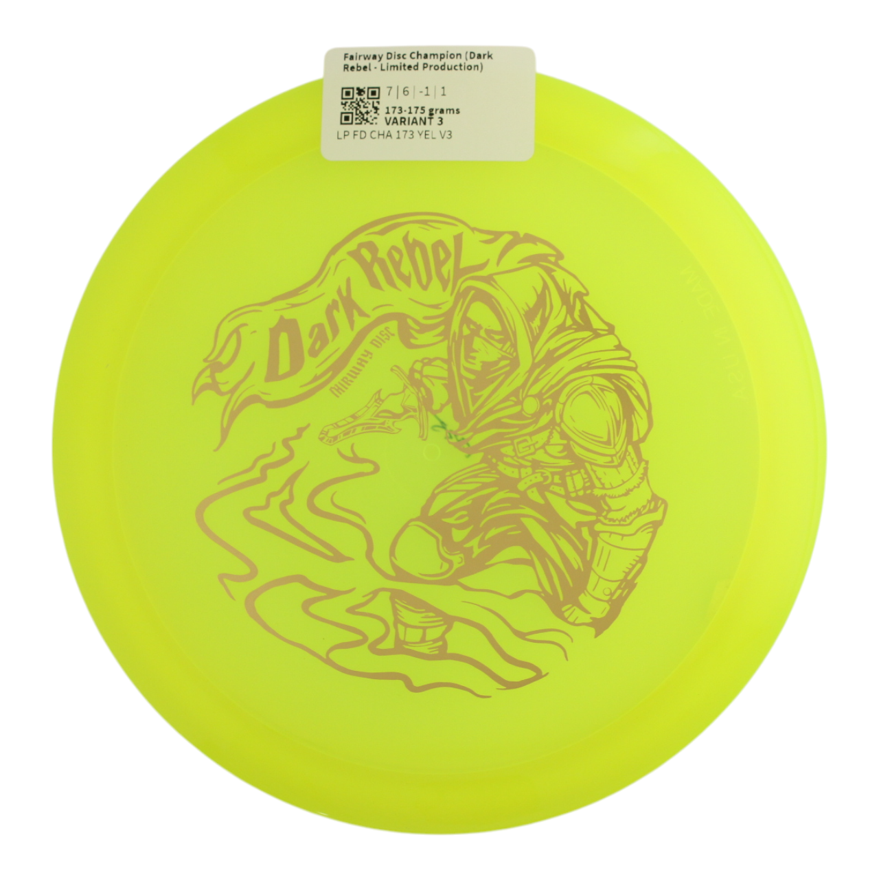 Fairway Disc Champion (Dark Rebel - Limited Production)