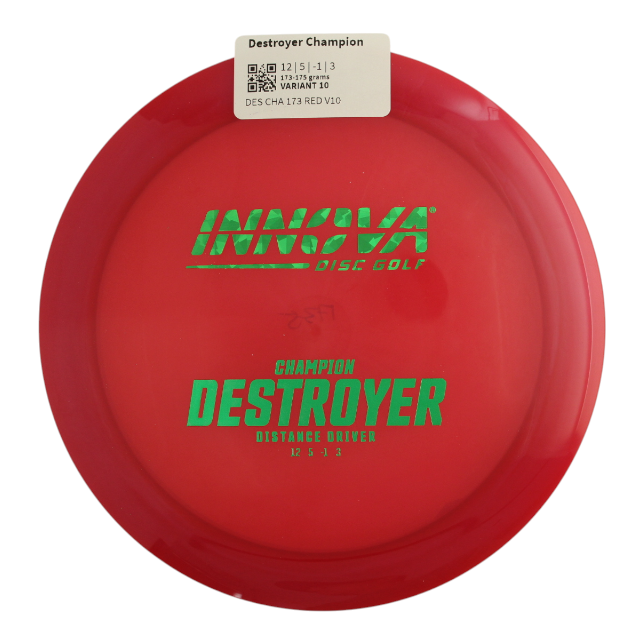 INNOVA DISC GOLF CANADA	Destroyer
Distance Driver	Slick Finish	Versatile Colors	Great Durability	Overstable	Impact Resistant	Improved Glide Flexible in cooler conditions	Great for distance and control	Maintains stability over time	Comfortable for grip

