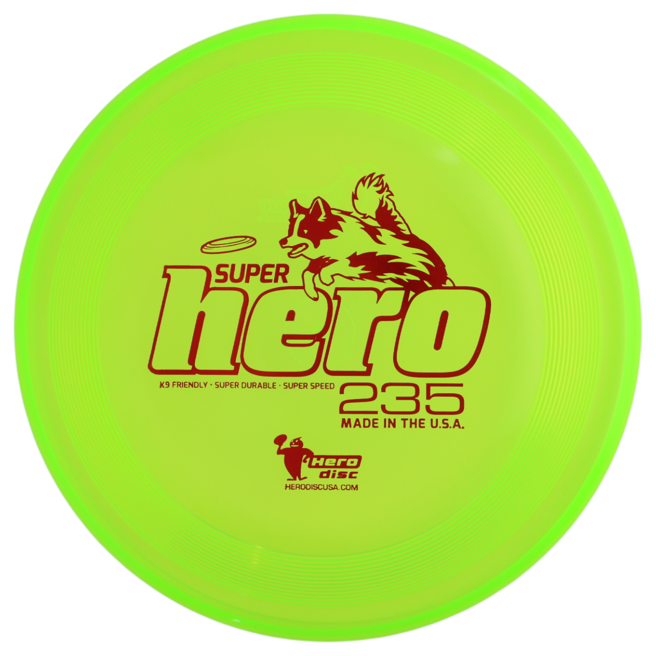 SuperHero 235 Dog Disc