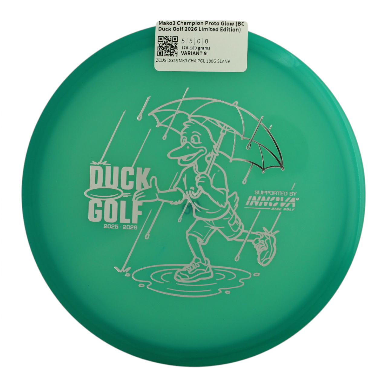 Mako3 Champion Proto Glow (BC Duck Golf 2026 Limited Edition)
