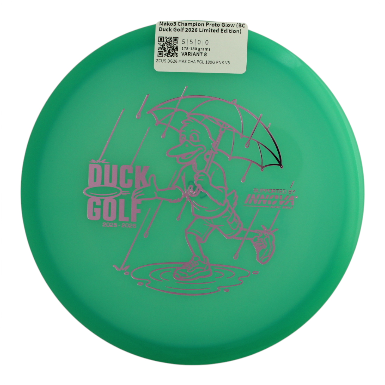 Mako3 Champion Proto Glow (BC Duck Golf 2026 Limited Edition)