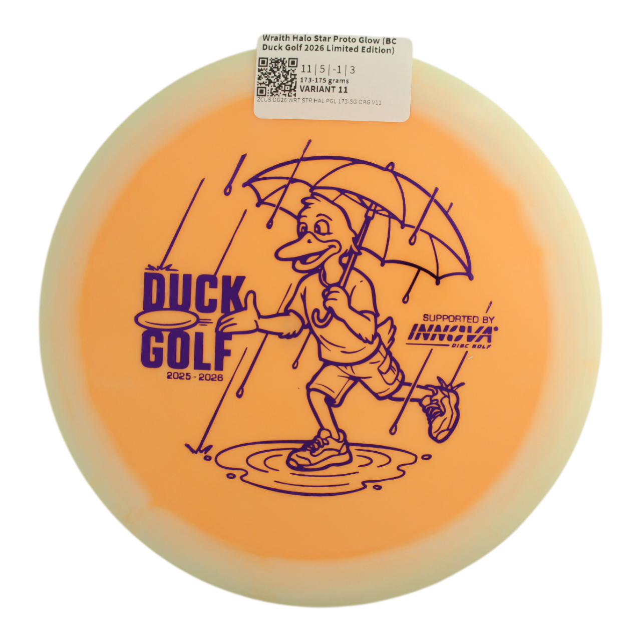 Wraith Halo Star Proto Glow (BC Duck Golf 2026 Limited Edition)