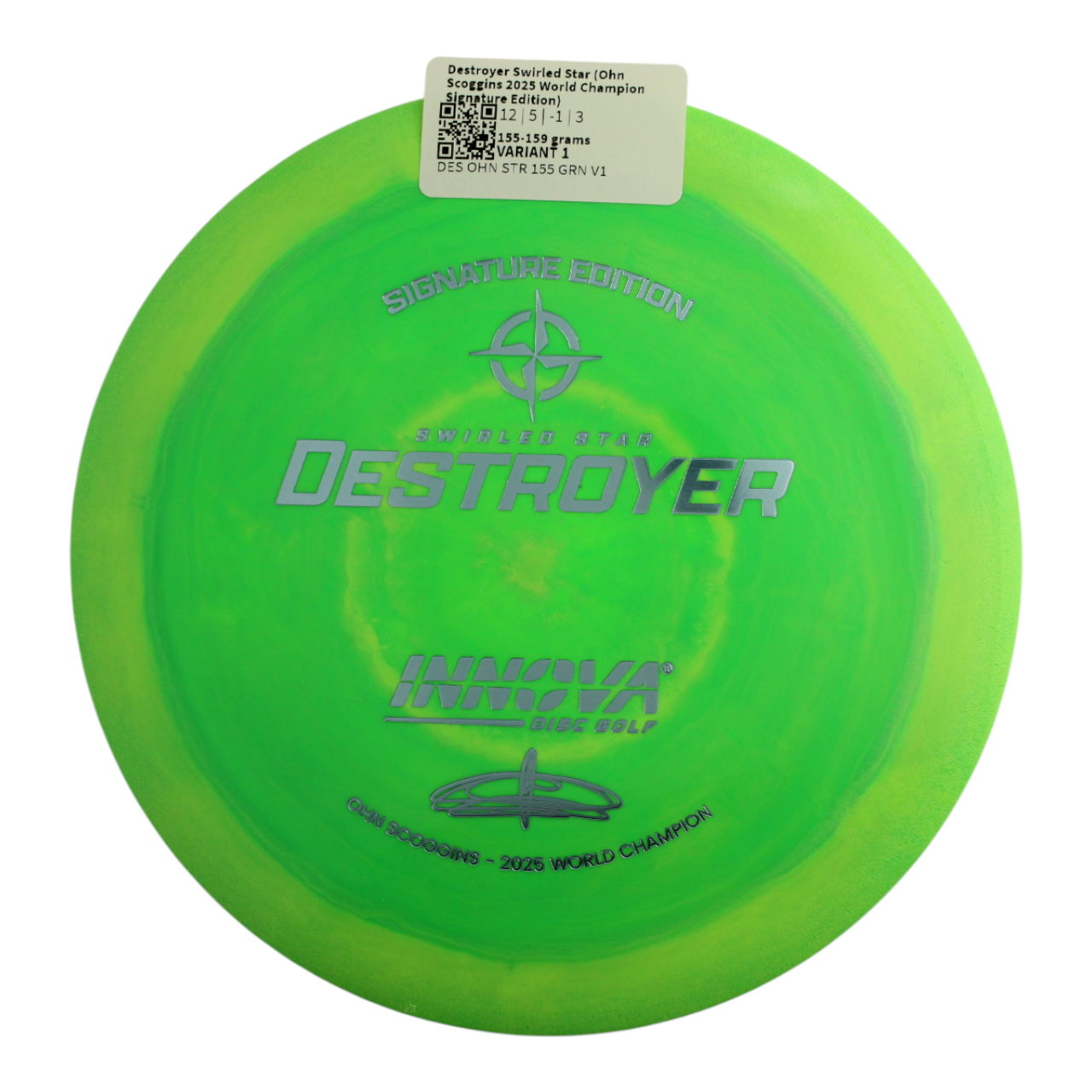 Destroyer Swirled Star (Ohn Scoggins 2025 World Champion Signature Edition)