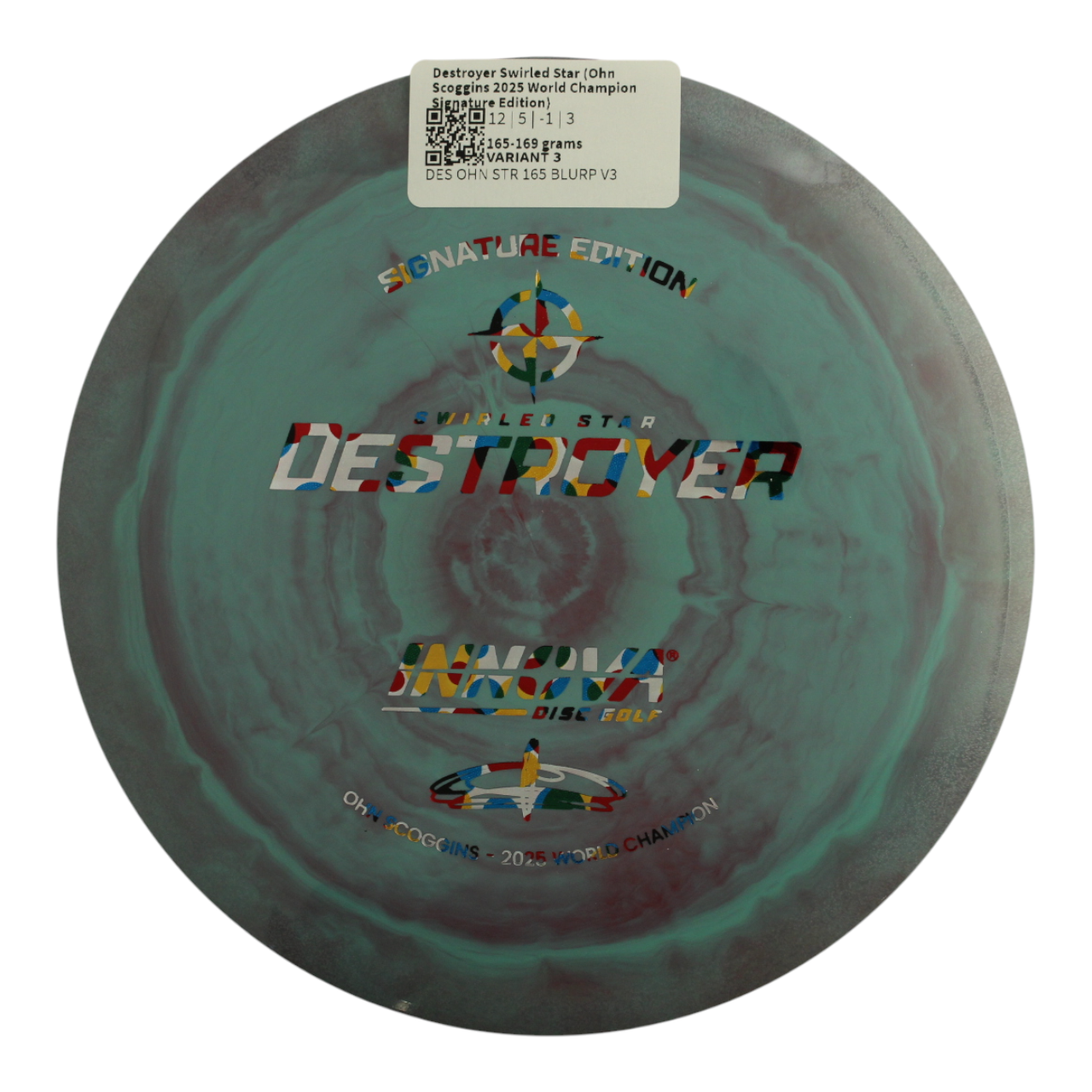 Destroyer Swirled Star (Ohn Scoggins 2025 World Champion Signature Edition)