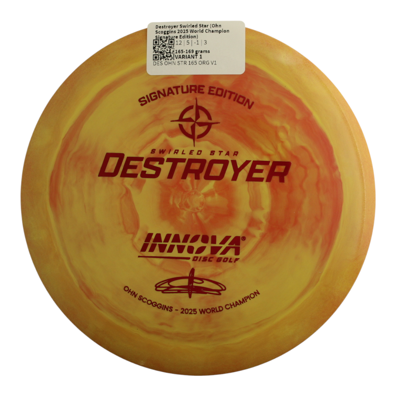 Destroyer Swirled Star (Ohn Scoggins 2025 World Champion Signature Edition)