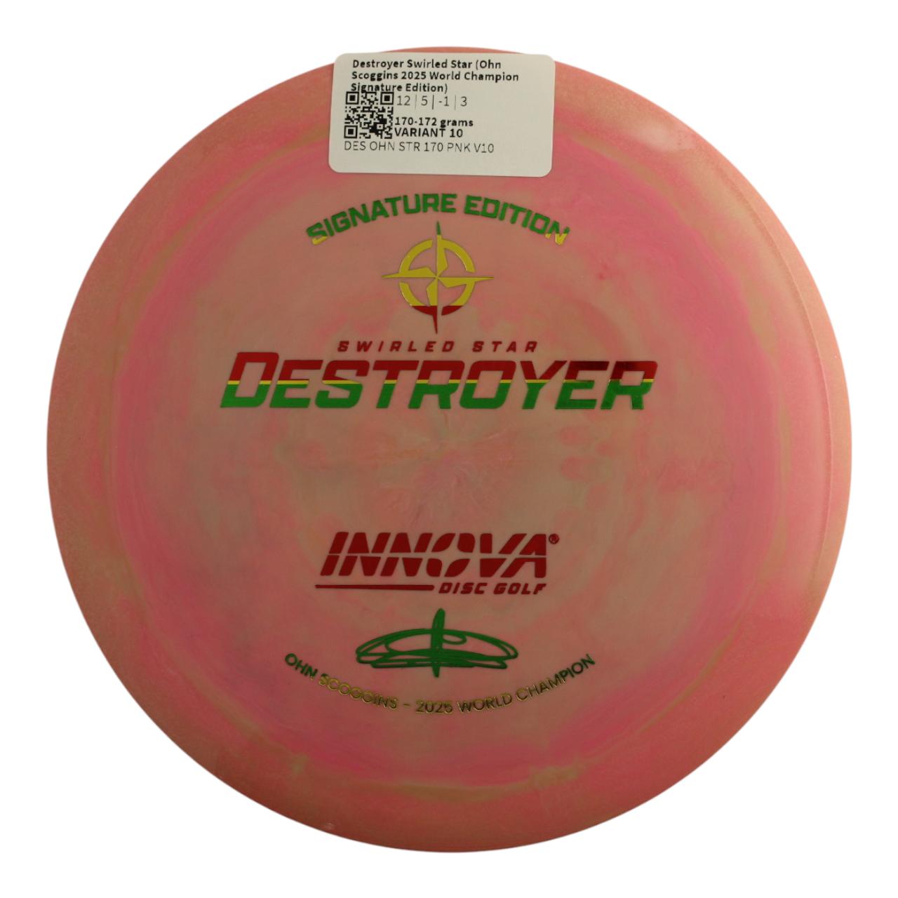 Destroyer Swirled Star (Ohn Scoggins 2025 World Champion Signature Edition)