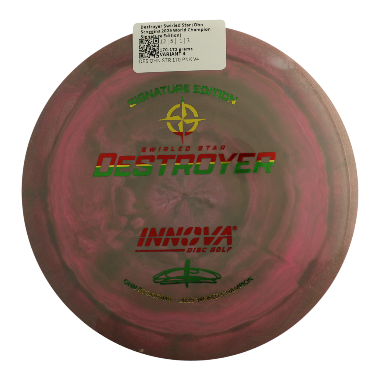 Destroyer Swirled Star (Ohn Scoggins 2025 World Champion Signature Edition)