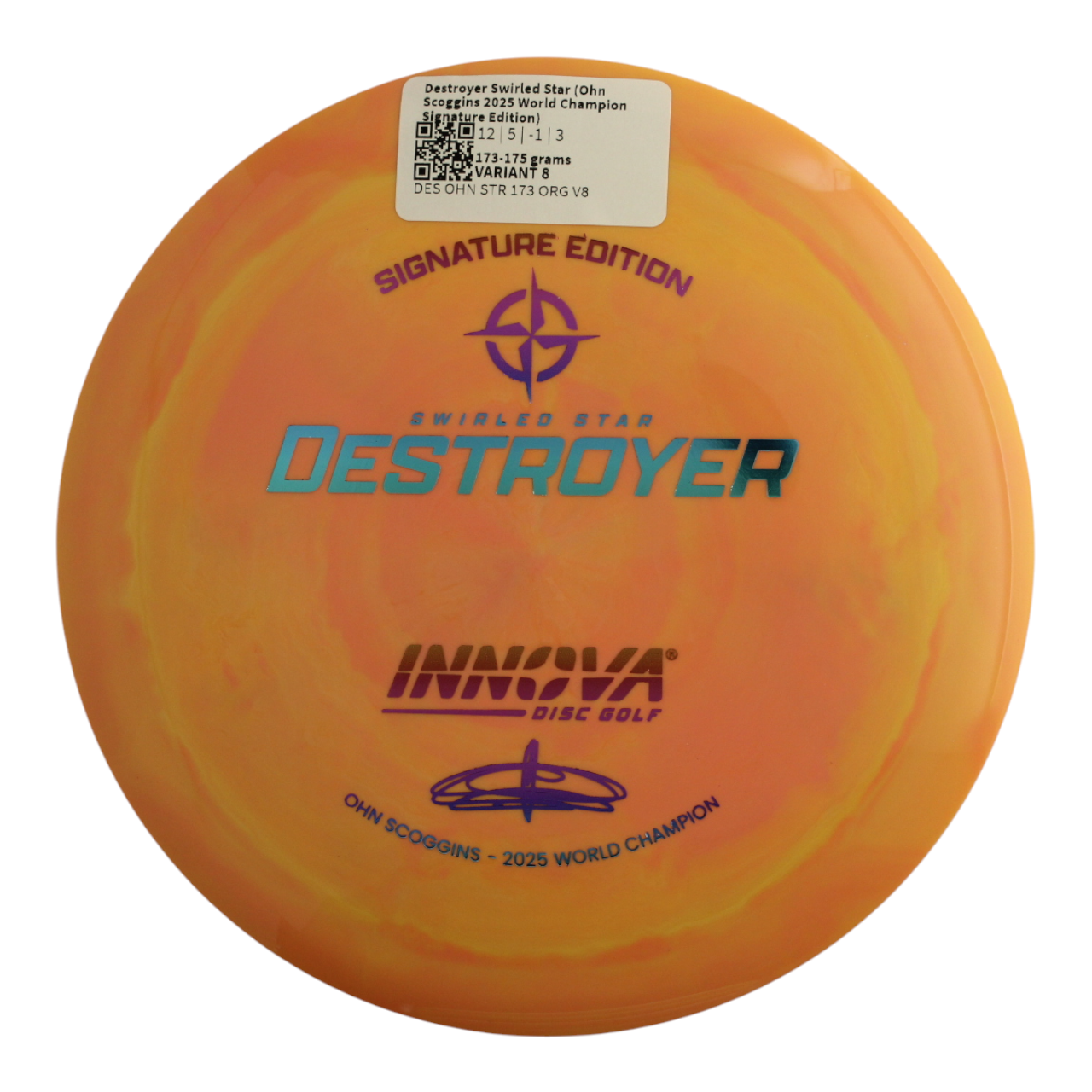 Destroyer Swirled Star (Ohn Scoggins 2025 World Champion Signature Edition)