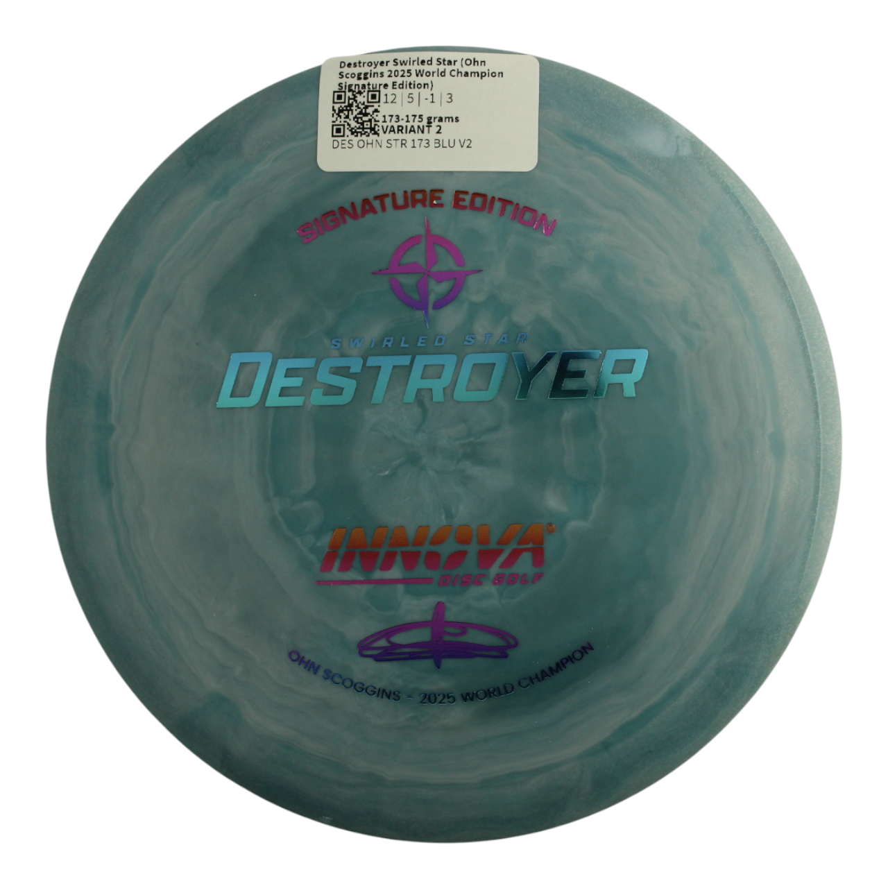 Destroyer Swirled Star (Ohn Scoggins 2025 World Champion Signature Edition)