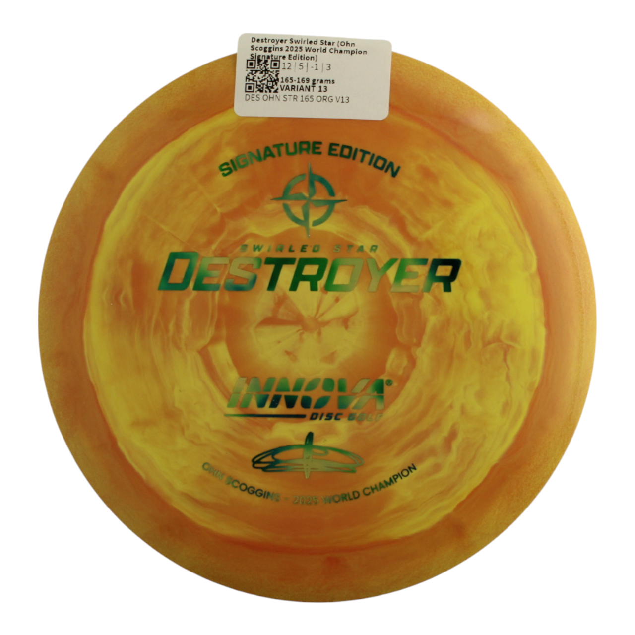Destroyer Swirled Star (Ohn Scoggins 2025 World Champion Signature Edition)