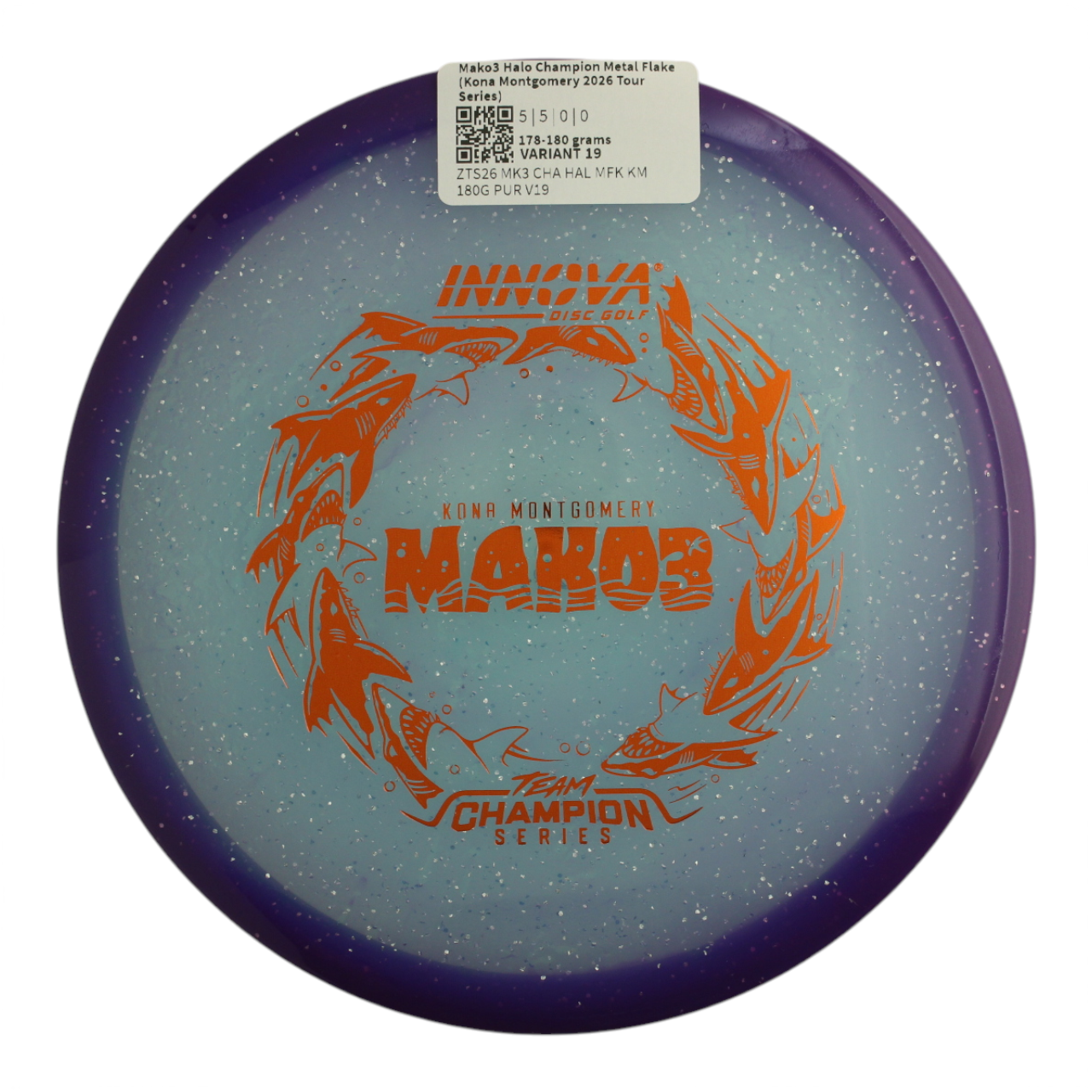 Mako3 Halo Champion Metal Flake (Kona Montgomery 2026 Tour Series)