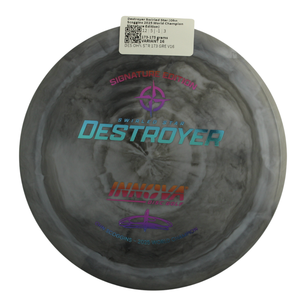 Destroyer Swirled Star (Ohn Scoggins 2025 World Champion Signature Edition)