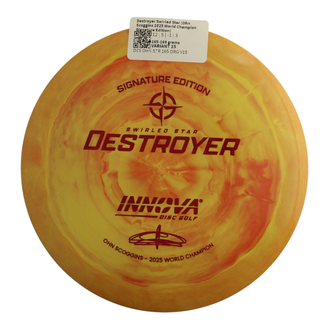 Destroyer Swirled Star (Ohn Scoggins 2025 World Champion Signature Edition)