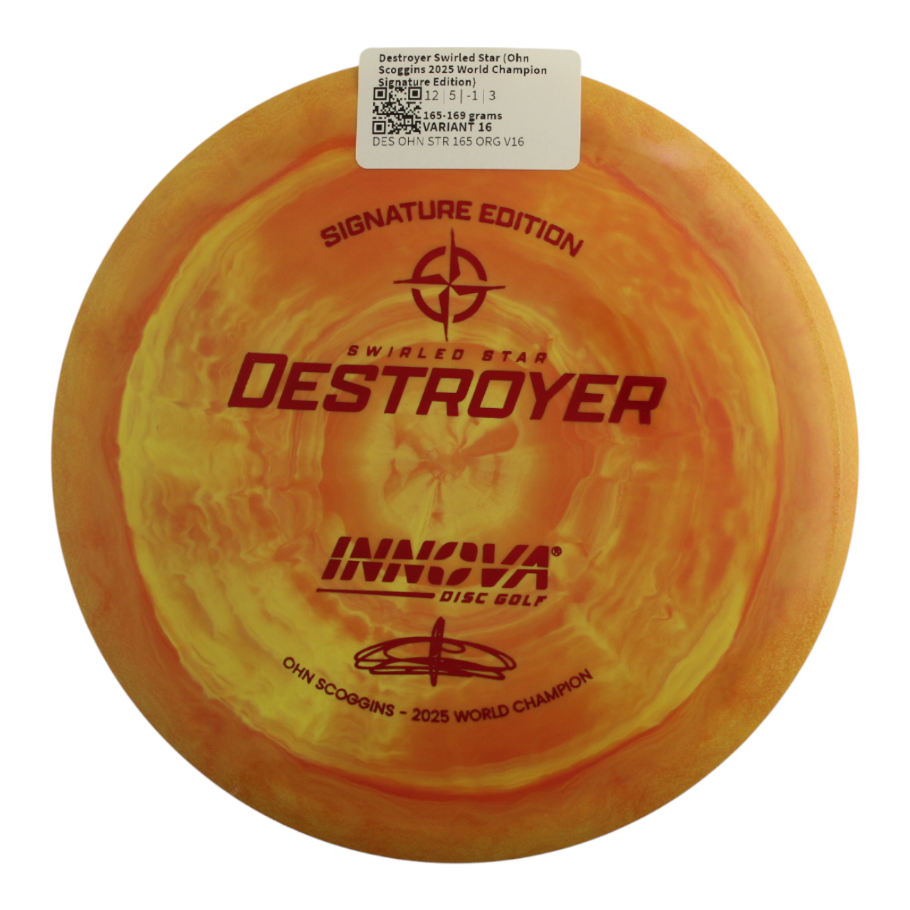 Destroyer Swirled Star (Ohn Scoggins 2025 World Champion Signature Edition)