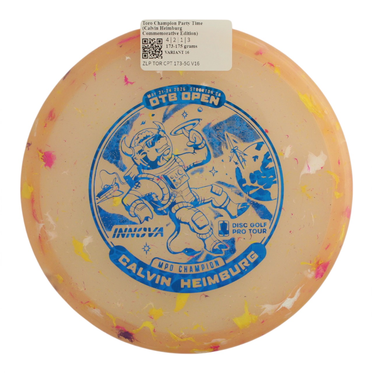 Toro Champion Party Time (Calvin Heimburg Commemorative Edition)