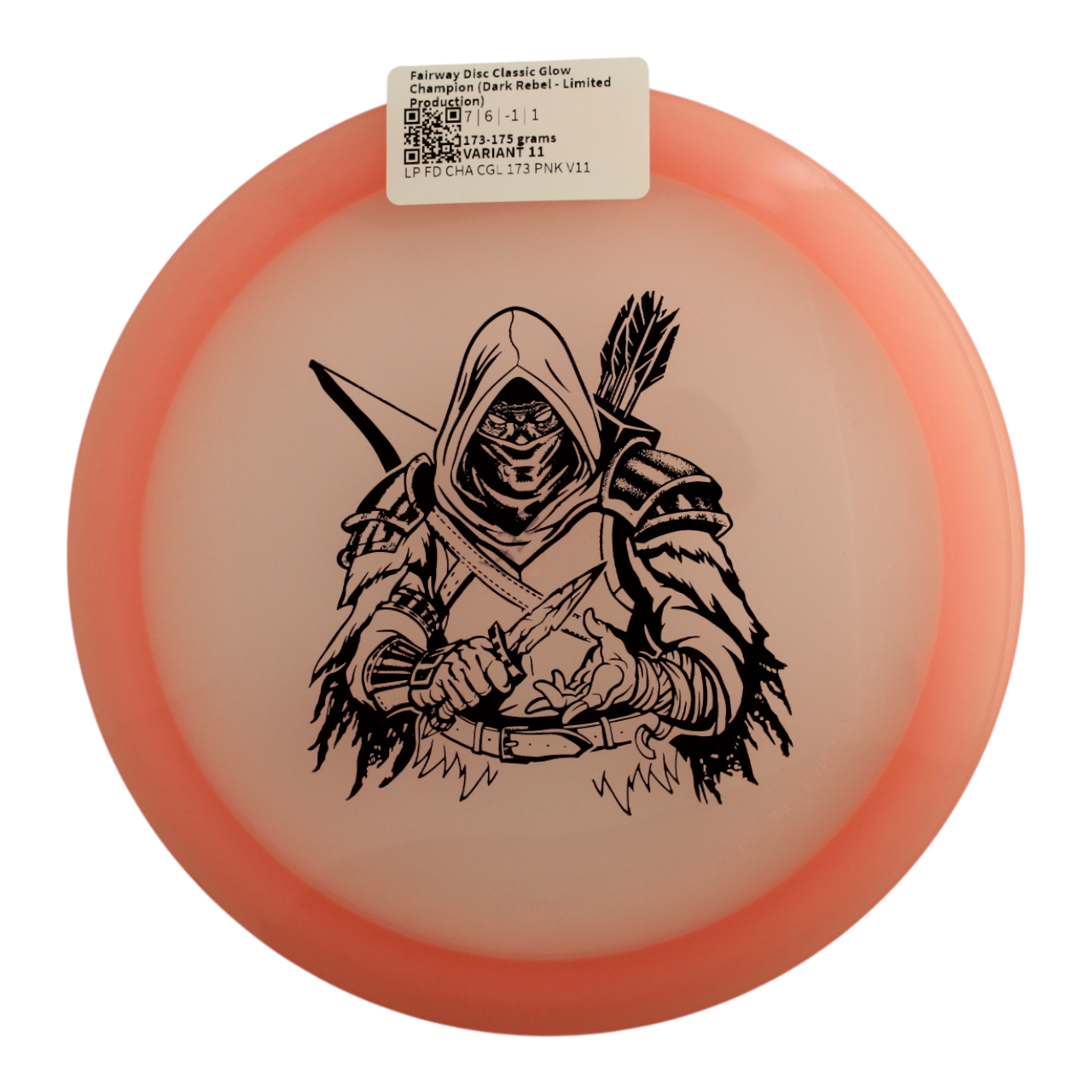 Fairway Disc Champion Classic Glow (Dark Rebel - Limited Production)