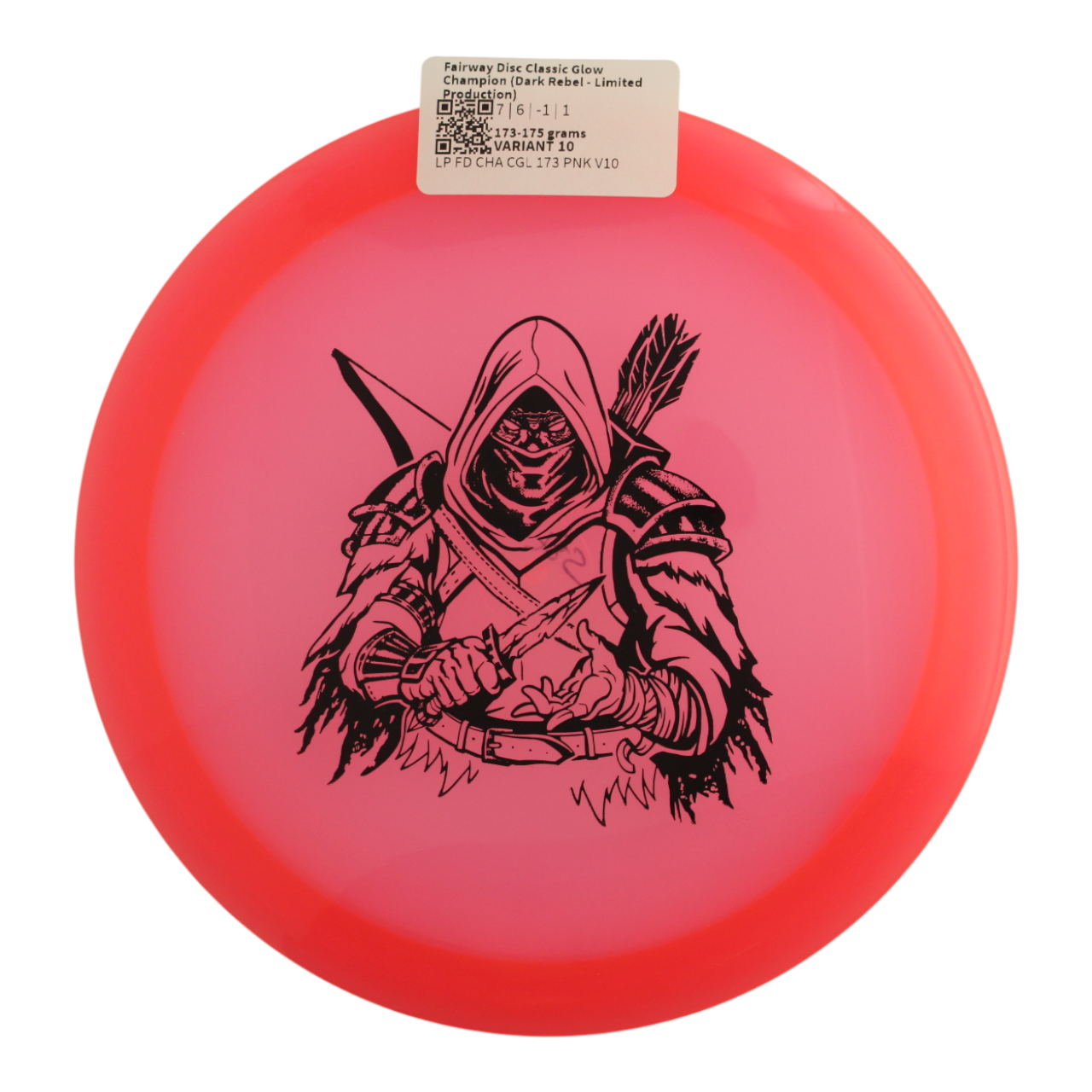 Fairway Disc Champion Classic Glow (Dark Rebel - Limited Production)