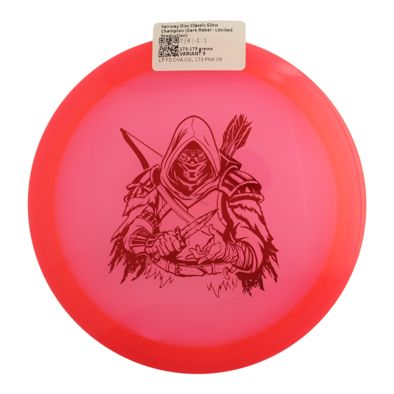 Fairway Disc Champion Classic Glow (Dark Rebel - Limited Production)