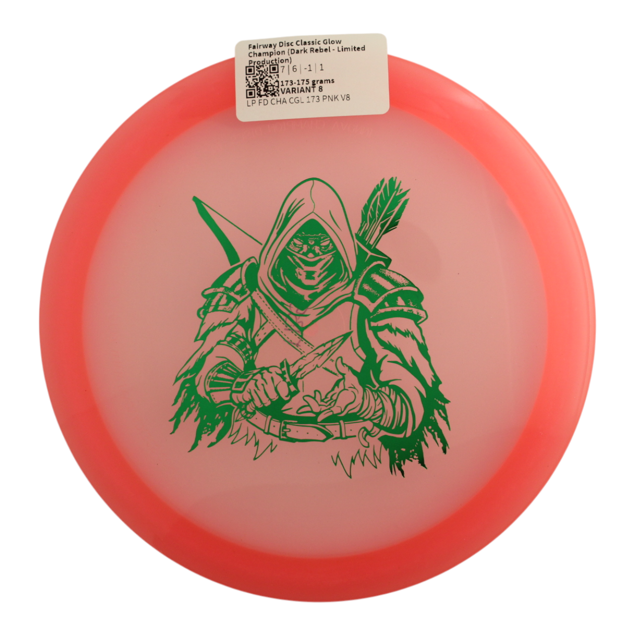 Fairway Disc Champion Classic Glow (Dark Rebel - Limited Production)