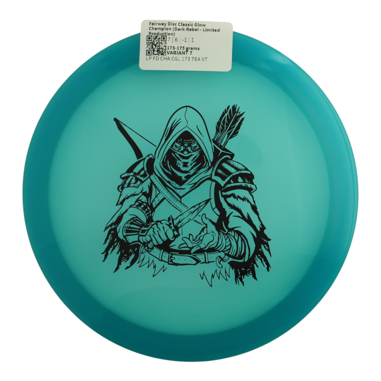 Fairway Disc Champion Classic Glow (Dark Rebel - Limited Production)