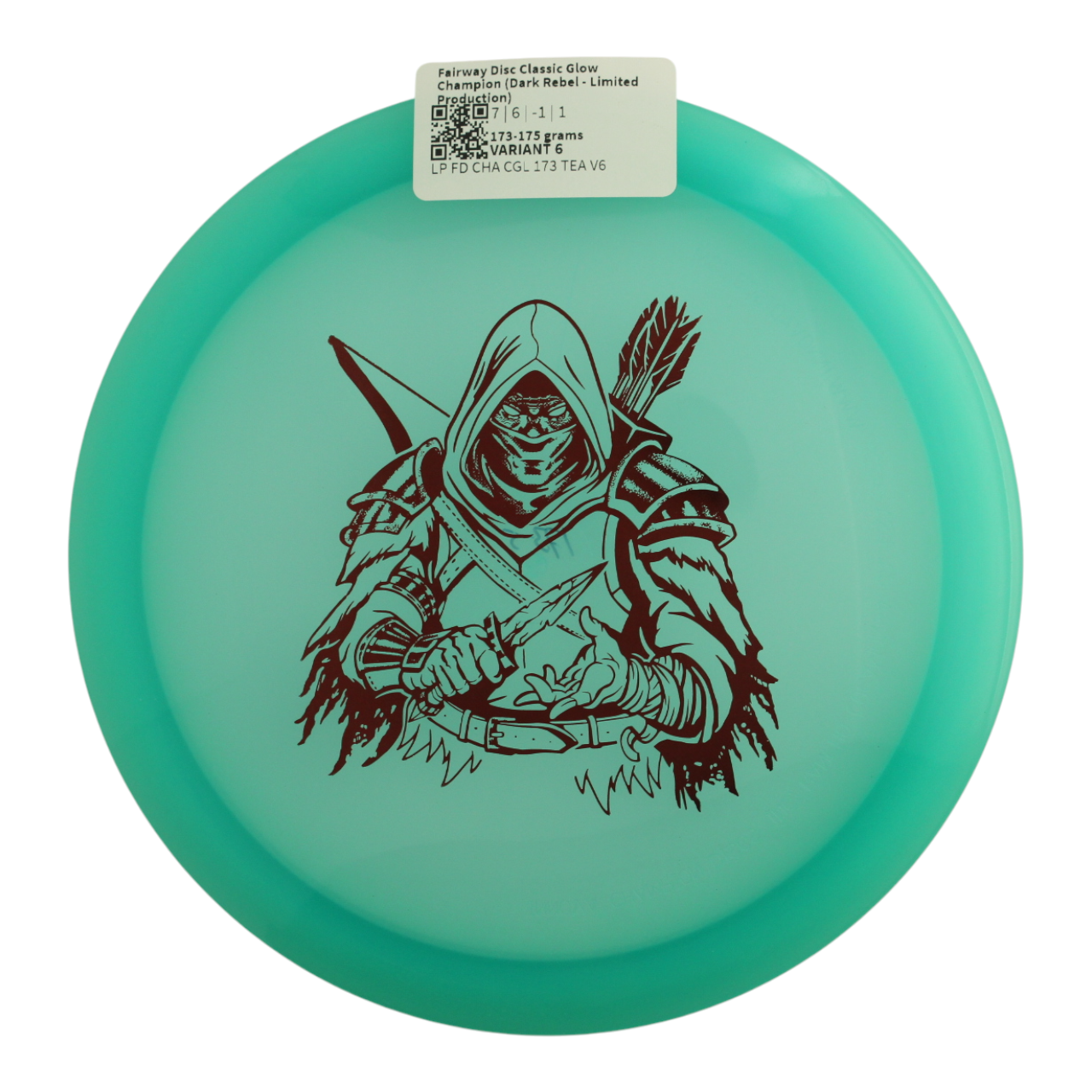 Fairway Disc Champion Classic Glow (Dark Rebel - Limited Production)