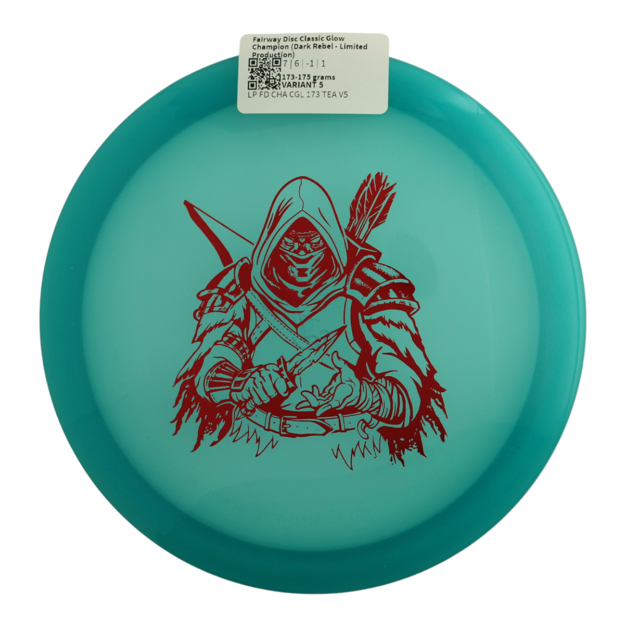 Fairway Disc Champion Classic Glow (Dark Rebel - Limited Production)