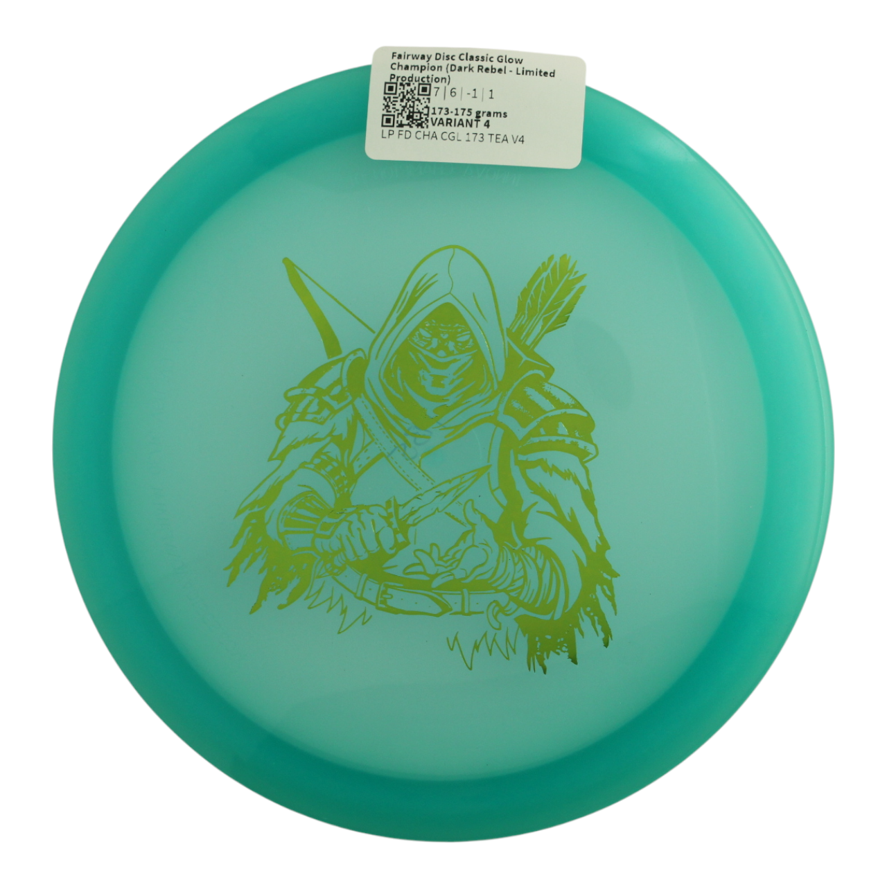 Fairway Disc Champion Classic Glow (Dark Rebel - Limited Production)
