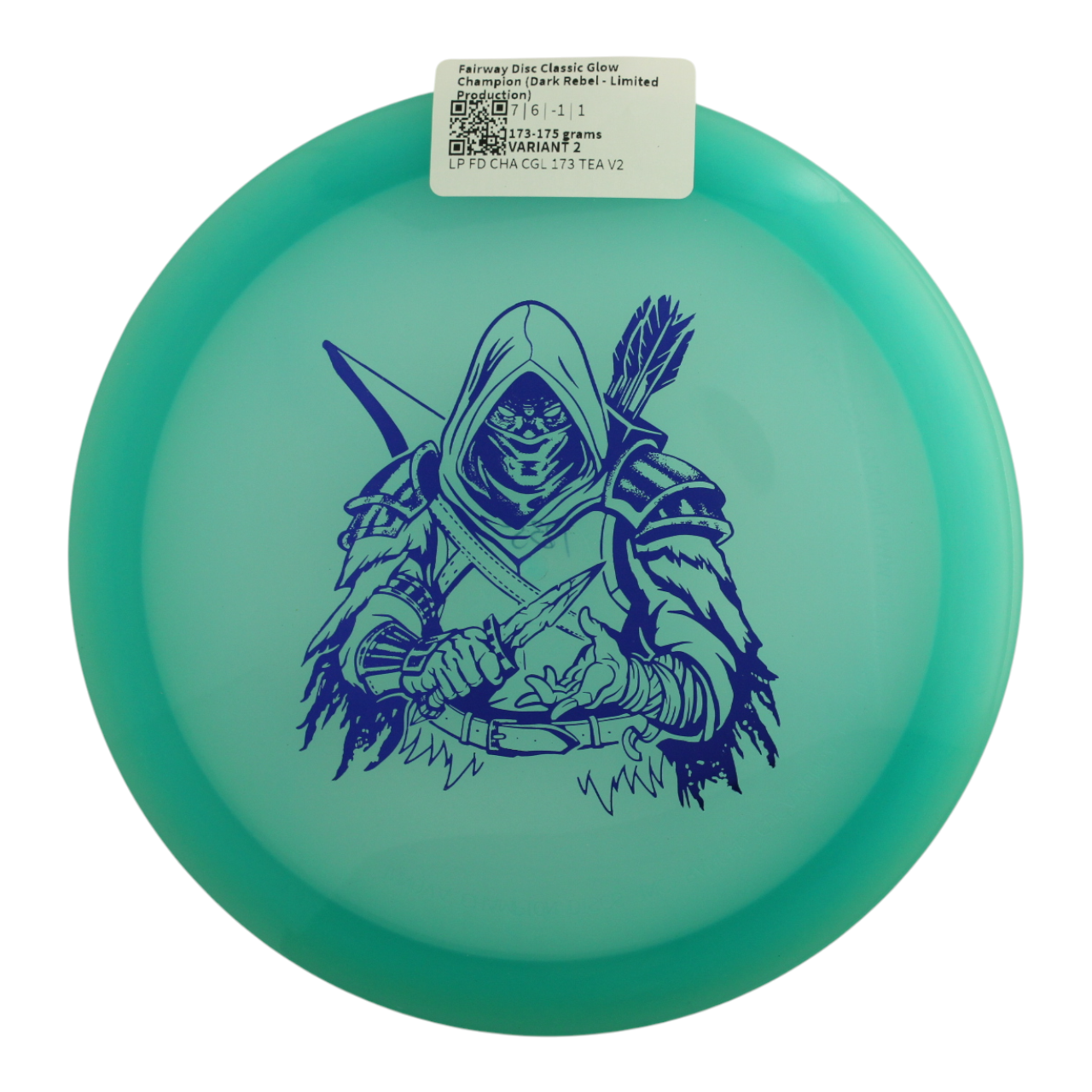 Fairway Disc Champion Classic Glow (Dark Rebel - Limited Production)