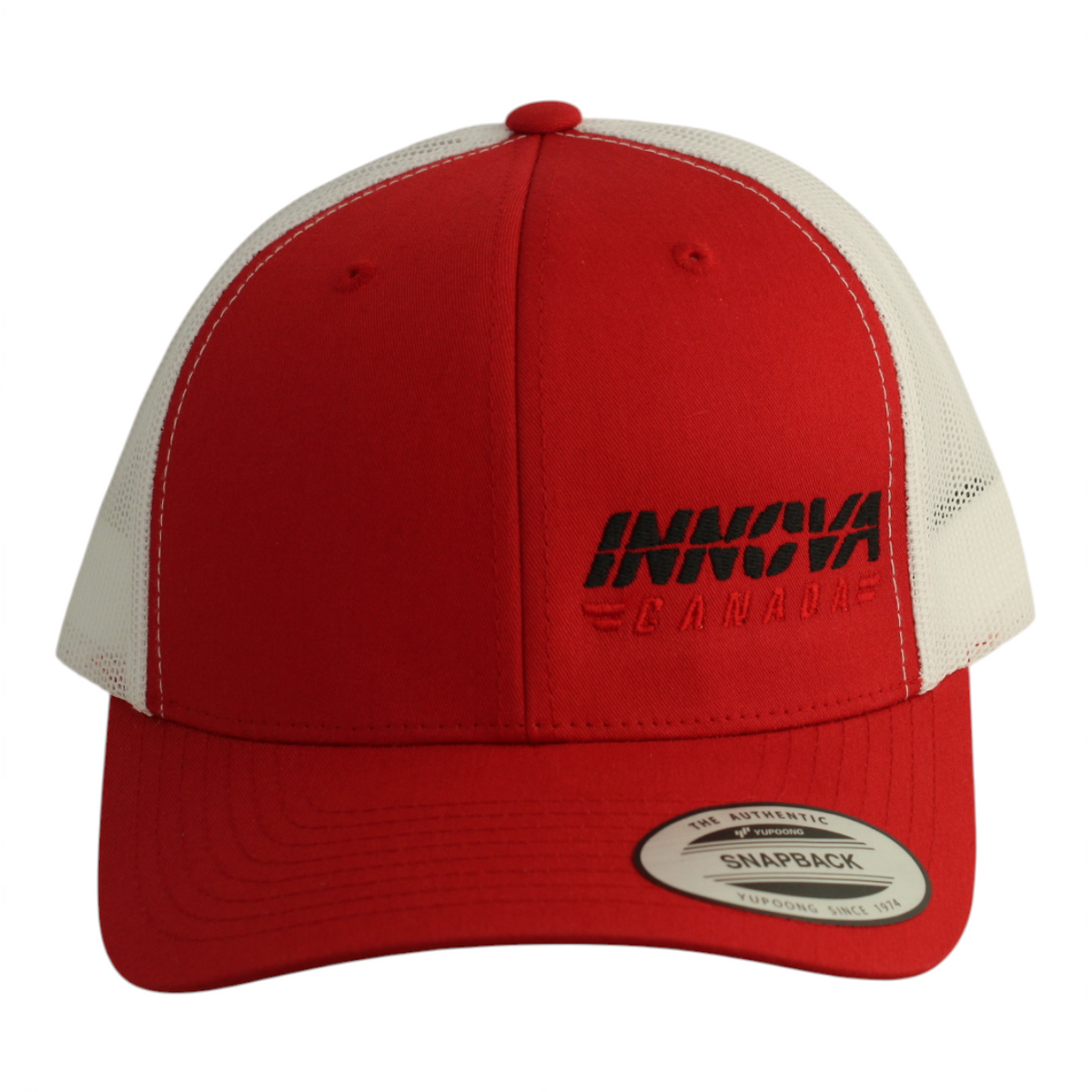 Innova Canada Curved-Brim Trucker Hat (Mini Logo)