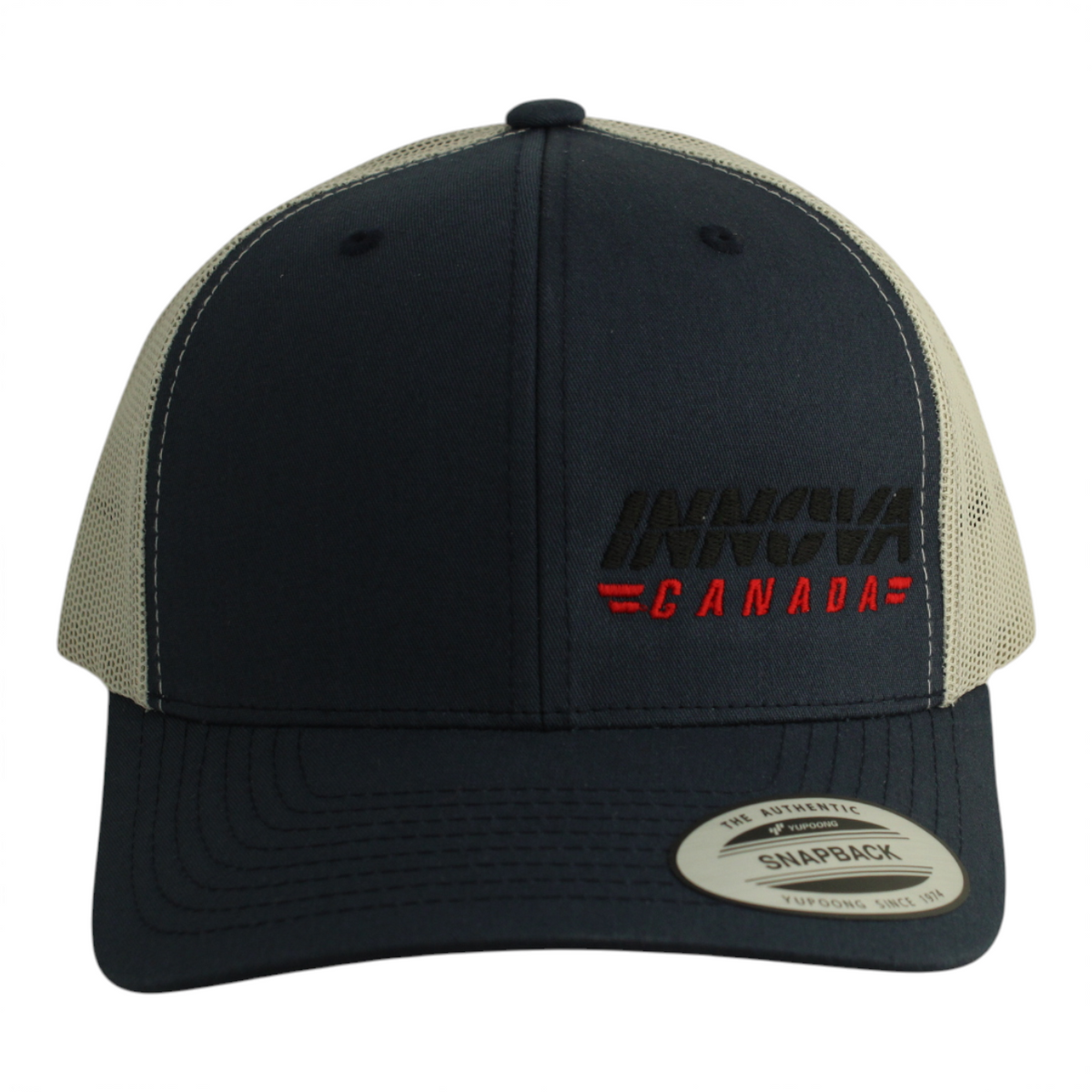 Innova Canada Curved-Brim Trucker Hat (Mini Logo)