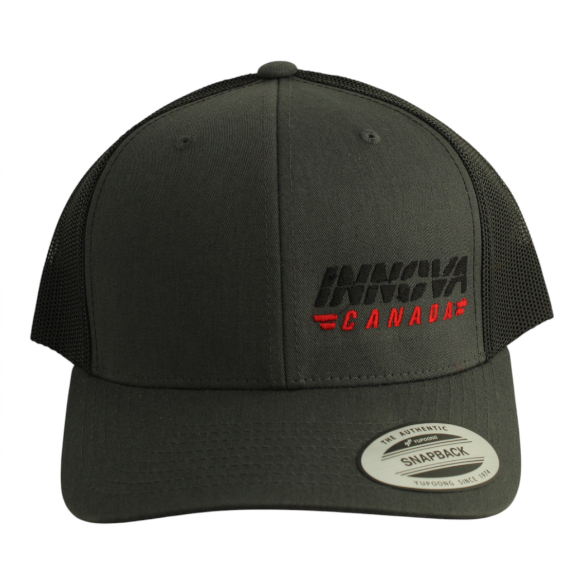 Innova Canada Curved-Brim Trucker Hat (Mini Logo)