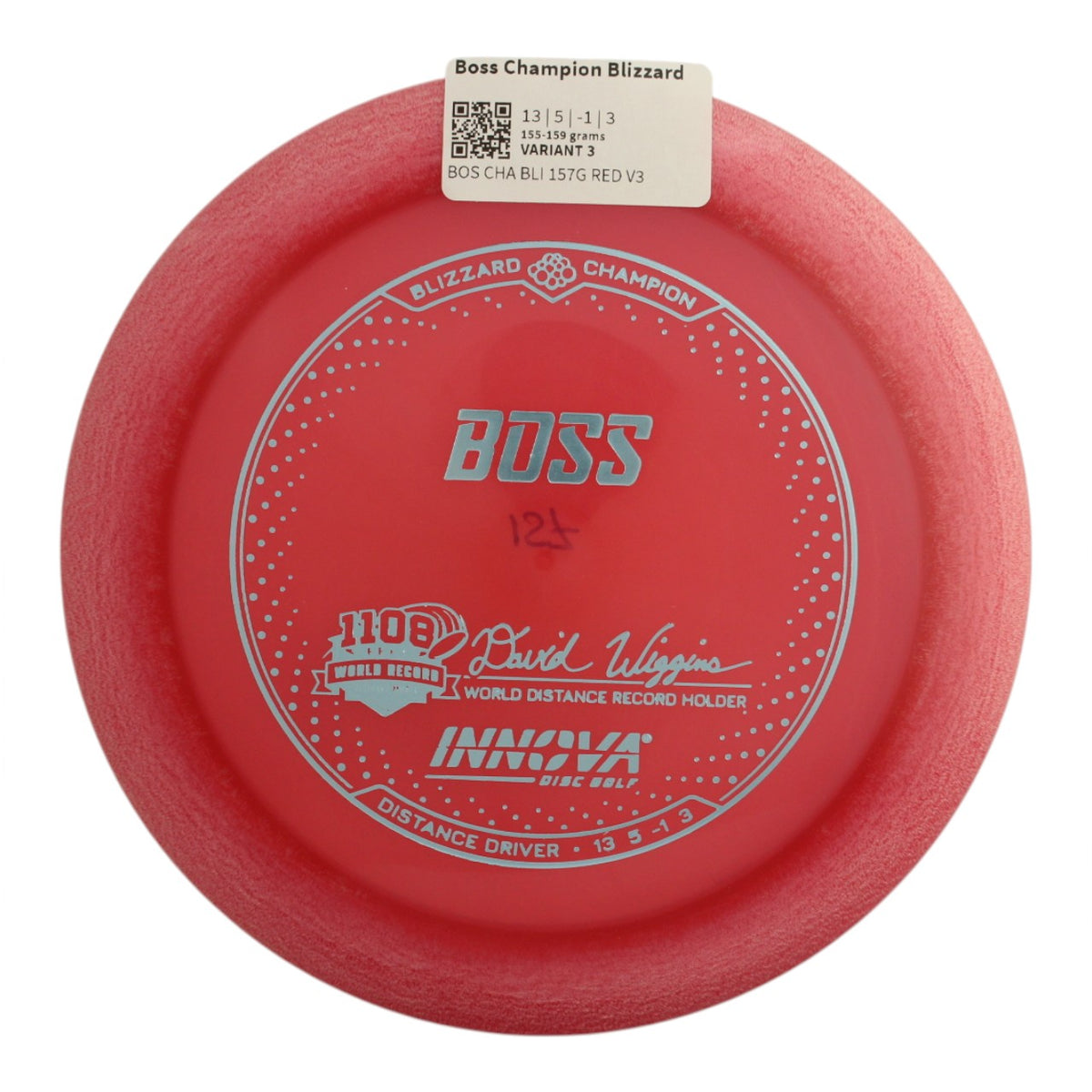 INNOVA DISC GOLF CANADA	Boss
Distance Driver	Grippy feel	Good durability	Flexible in cooler conditions	Great for distance and control	Maintains stability over time	Comfortable for grip Lightweight
